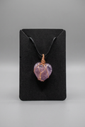 Velvet Alchemy: Love Spell Heart Charm Necklace