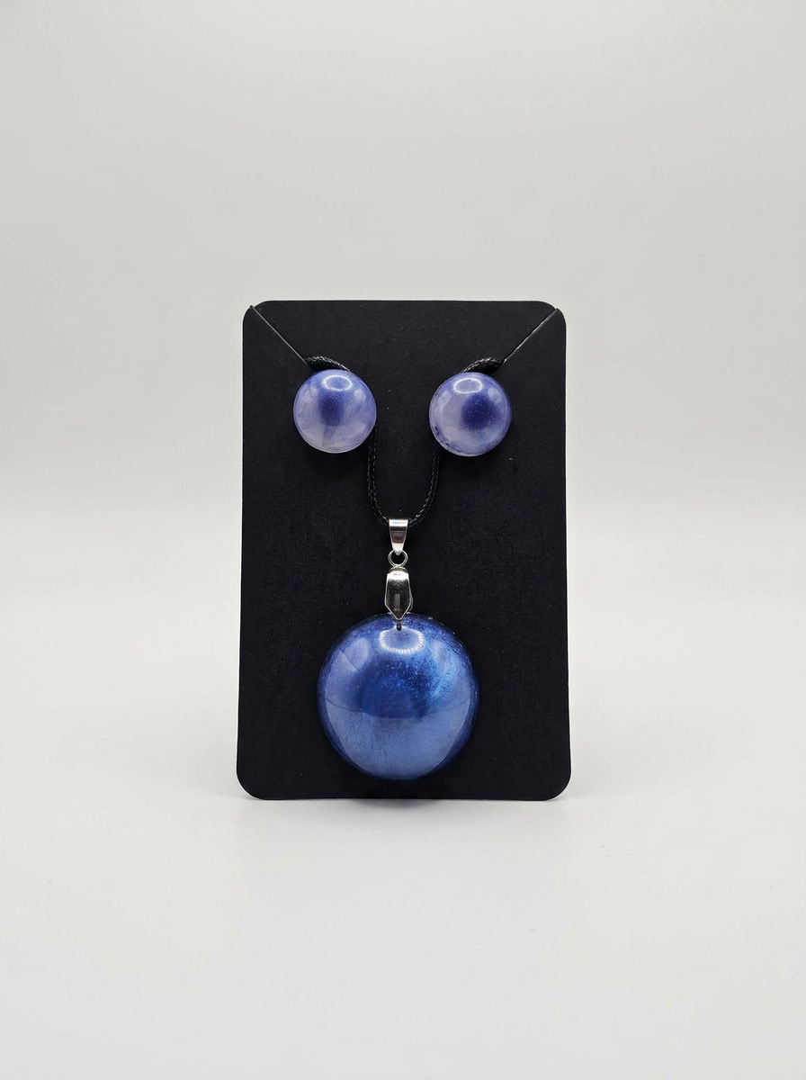 Velvet Alchemy: Violet Moonrise Jewelry Set