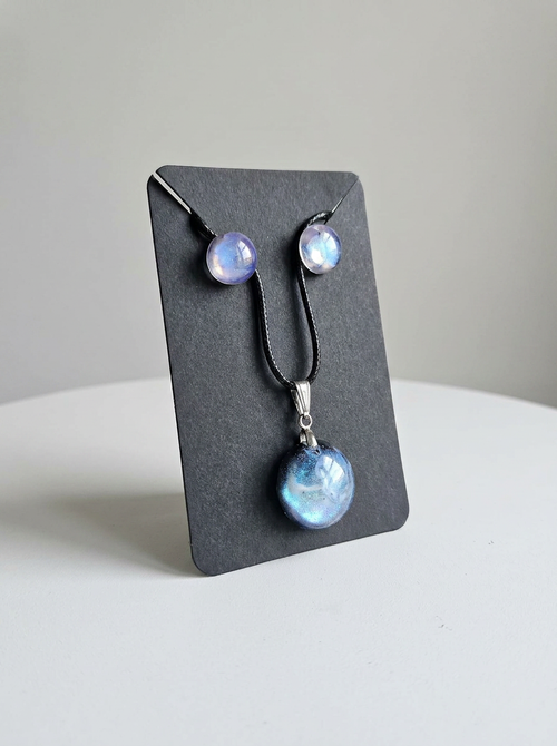 Velvet Alchemy: Blue Moon Glow Jewelry Set
