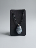 Velvet Alchemy: Stormglass Moon Pendant