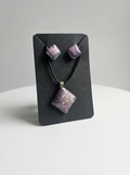 Velvet Alchemy: Violet Prism Jewelry Set