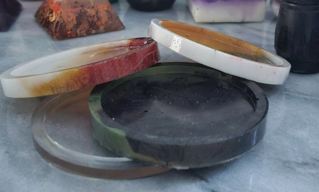 Velvet Alchemy: Celestial Resin Coasters 3