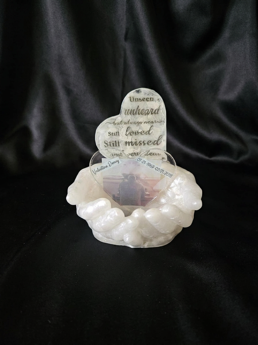 Velvet Alchemy Forever Held Custom Resin Memorial Keepsake