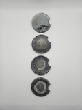 Velvet Alchemy Midnight Moonstone Resin Car Coasters