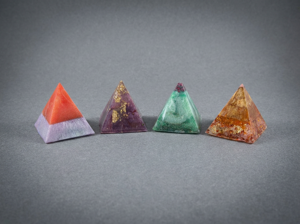 Velvet Alchemy: Celestial Prism Pyramid