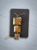 Velvet Alchemy: Gilded Eclipse Necklace