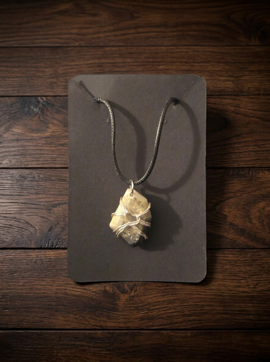 Velvet Alchemy: Wild Vein Pendant Necklace