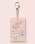 Pastel Care Charm Keychain