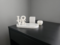 Ivory Love Vanity Tray Set
