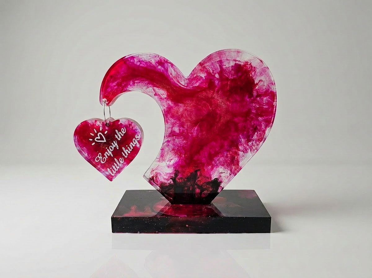 Enjoy the Little Things Heart Keepsake