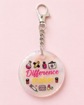 Difference Maker Resin Keychain