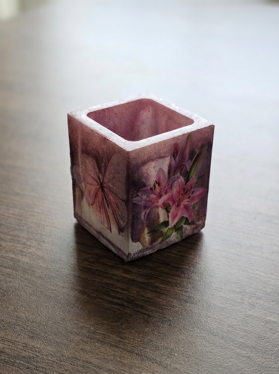 Velvet Alchemy Blush Flutter Vanity Tray For Jewelry Lovers