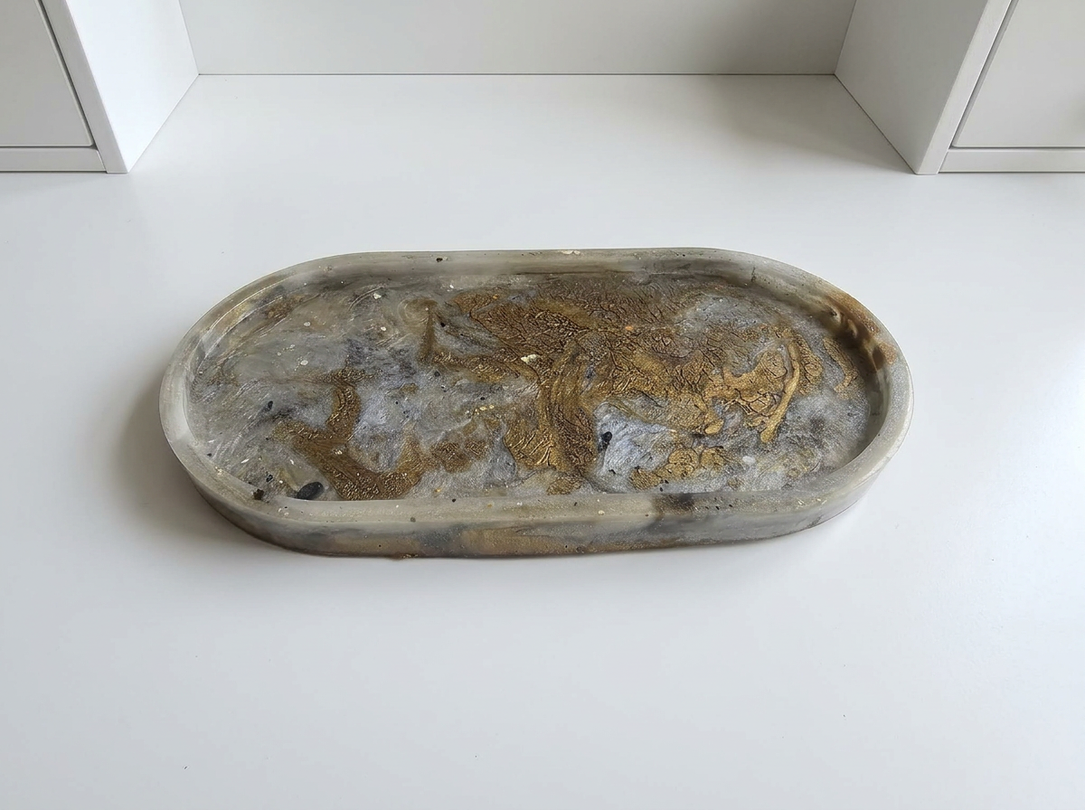 Velvet Alchemy: Stonewashed LOVE Tray