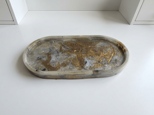Velvet Alchemy Blush Flutter Vanity Tray For Jewelry Lovers