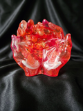 Velvet Alchemy Ember Embrace Resin Hands Sculpture