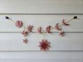 Blush Moon Phase Resin Wall Hanging