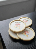 Coffee Scrub Rubber Gloves Coaster