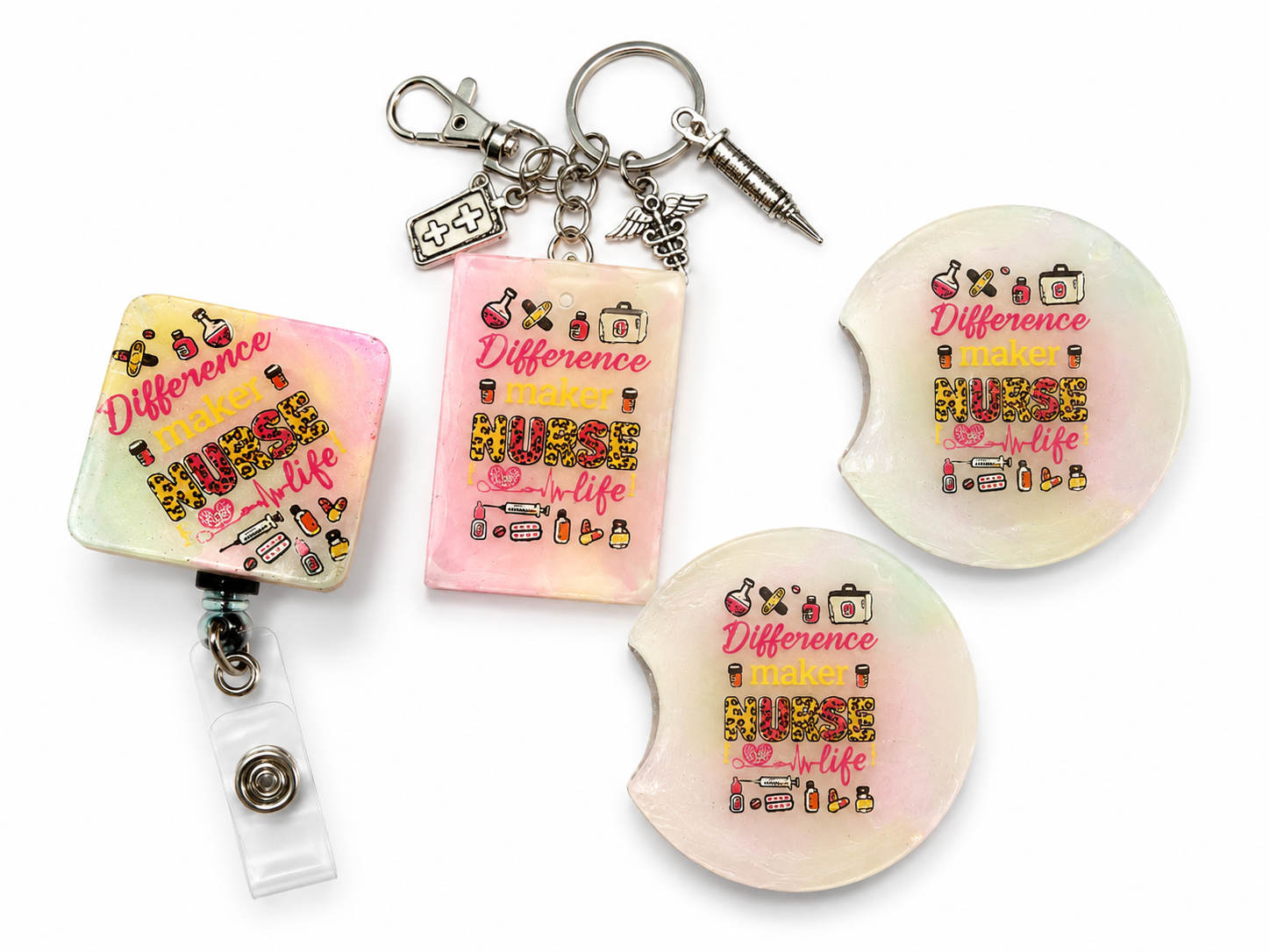 Difference Maker Nurse Life Resin Accessory Gift Set