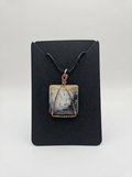 Velvet Alchemy: Desert Smoke Relic Pendant