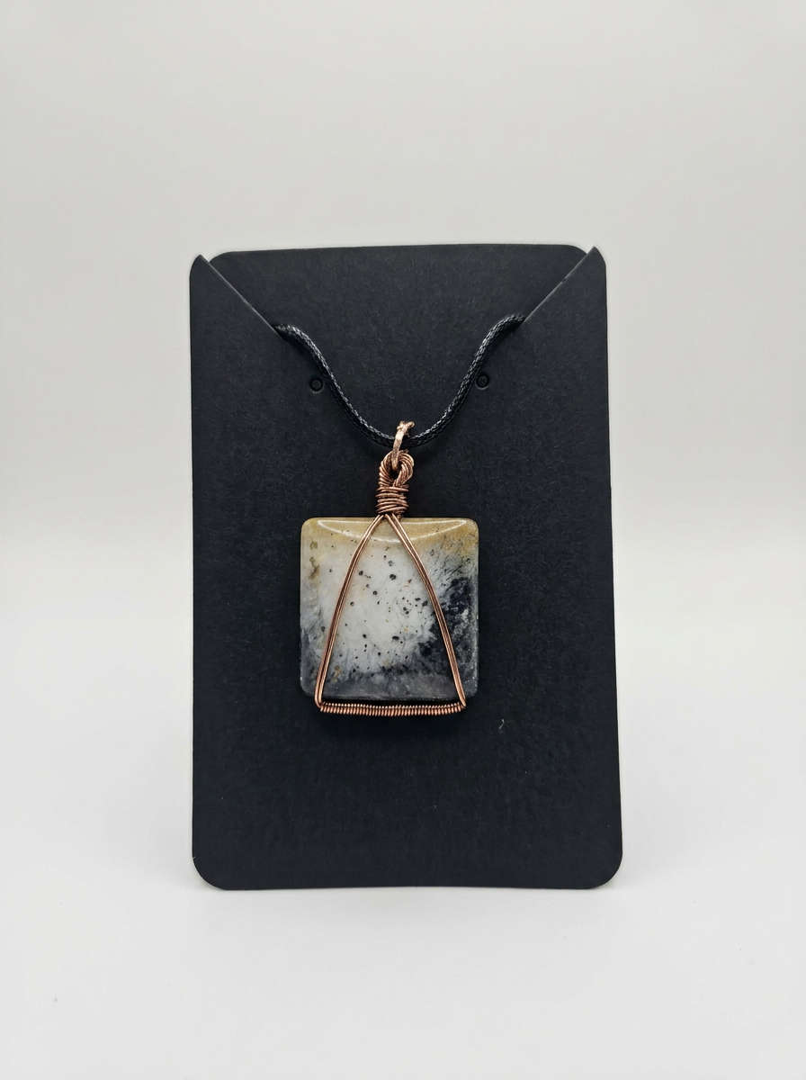 Velvet Alchemy: Desert Smoke Relic Pendant
