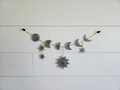 Midnight Moon Phase Resin Wall Hanging