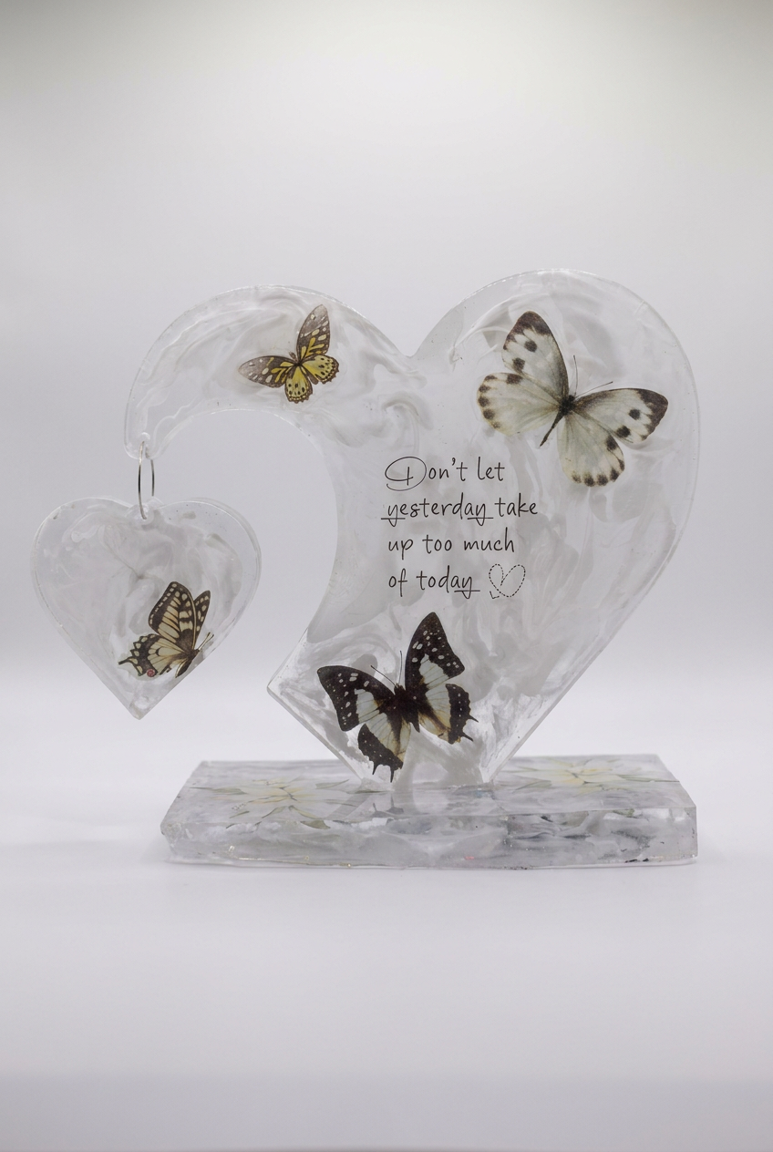 Yesterday’s Grace Butterfly Heart Keepsake